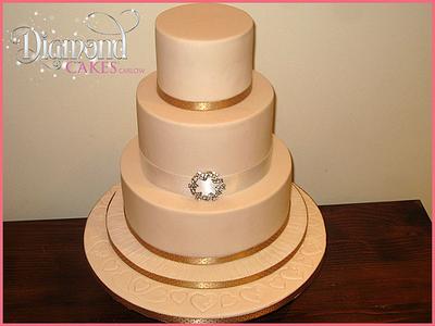 Wedding Cake - Cake by DiamondCakesCarlow