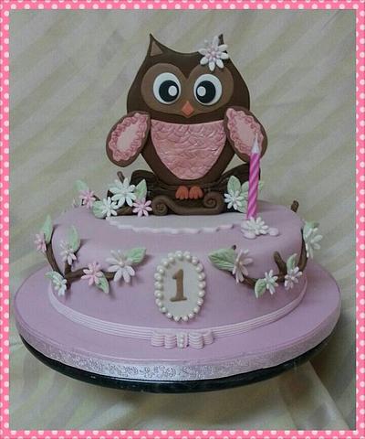 Owl Cake - Cake by Gleibis