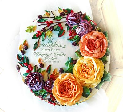 Autumn Anniversarycake - Cake by Aniko Vargane Orban