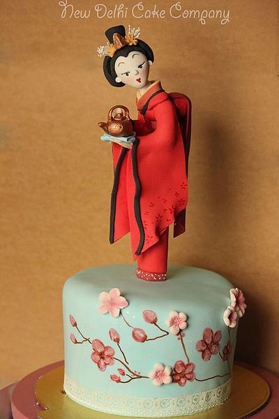 Japanese style cake - Cake by Smita Maitra (New Delhi Cake Company)