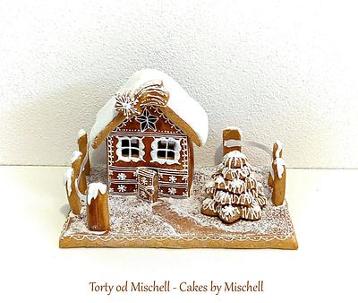 Gingerbread house  - Cake by Mischell