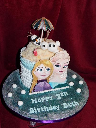 Frozen Cake for my daughter - Cake by emma