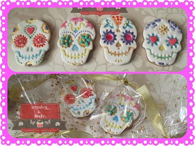 Day of the dead cookies - Cake by Cupcakes la louche wedding & novelty cakes