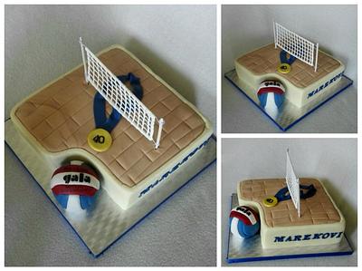 Volleyball - Cake by Anka