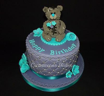 Tatty Teddy - Cake by CurvaceousBakes