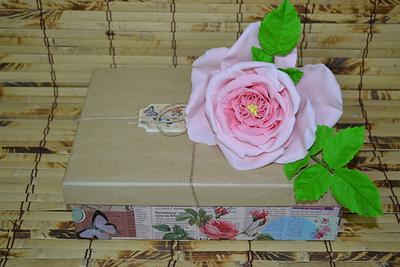 Pink rose - Cake by Oksana Kliuiko