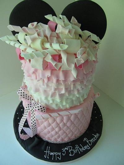 Couture Minnie Mouse Cake - Cake by Denise Frenette 