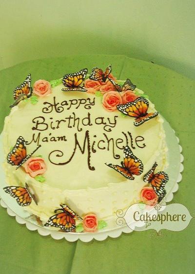 butterfly cake  - Cake by Cakesphere
