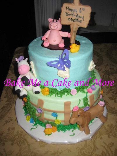 Farm Themed Birthday cake - Cake by Charlotte VanMol