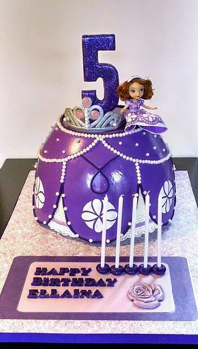 Sofia the First - Cake by Terri Coleman