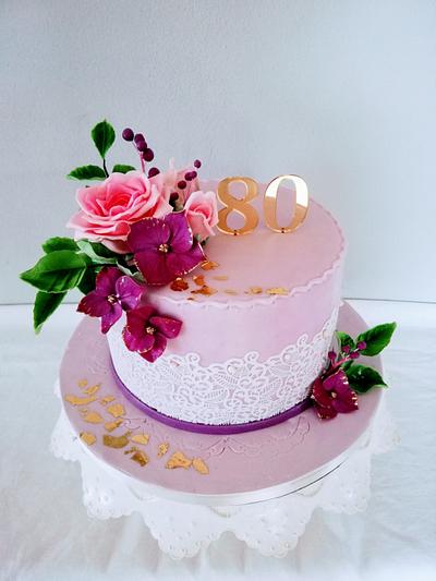 Purple cake - Cake by alenascakes