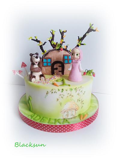 Happy birthday with masha :) - Cake by Zuzana Kmecova