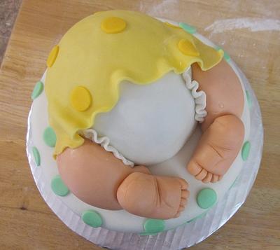 Baby rump! - Cake by LVCreations