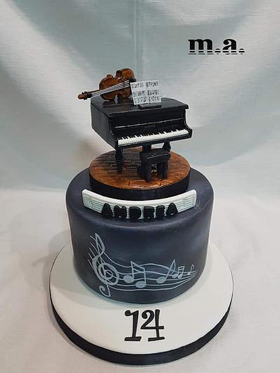 piano cake - Cake by Isabel