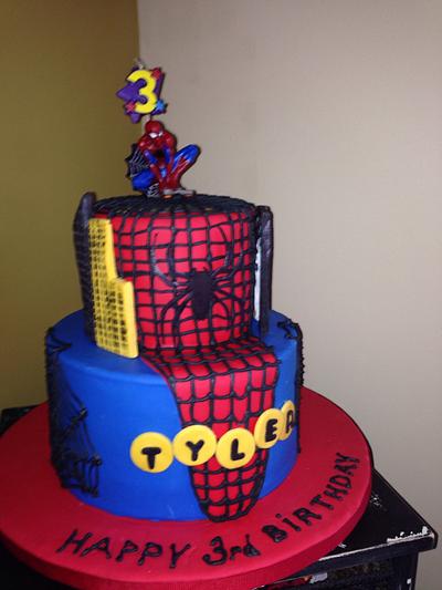 Spider-man birthday cake.  - Cake by For Goodness Cake!