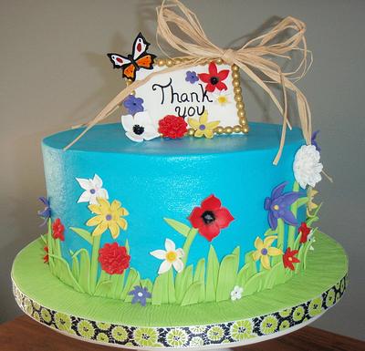 Thank you cake - Cake by Carol