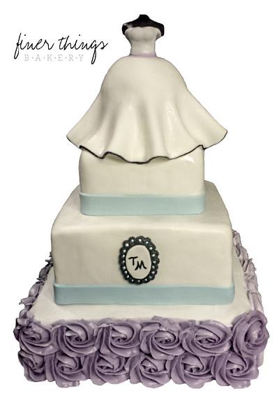 Bridal Shower Cake - Cake by Finer Things Bakery