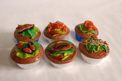 Seafood Cupcakes - Cake by Larisse Espinueva