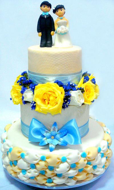50th Wedding Anniversary - Cake by Jo-ann M. Tuazon
