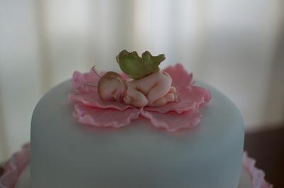 Ruffled Fairy Baby Shower Cake - Cake by Hello, Sugar!