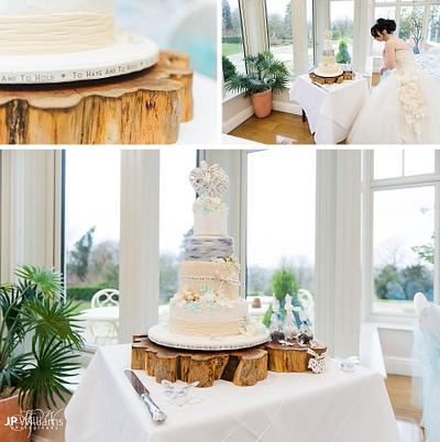 Rustic Country Wedding Cake - Cake by Tickety Boo Cakes