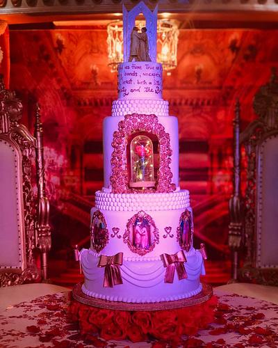 Beauty & the Beast Wedding Cake - Cake by MsTreatz