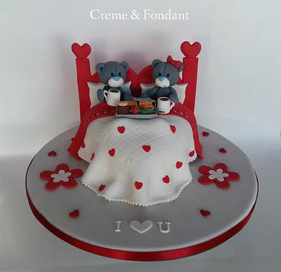 Breakfast in bed. - Cake by Creme & Fondant