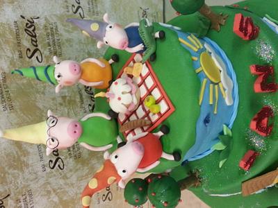 peppa pig - Cake by barbara Saliprandi