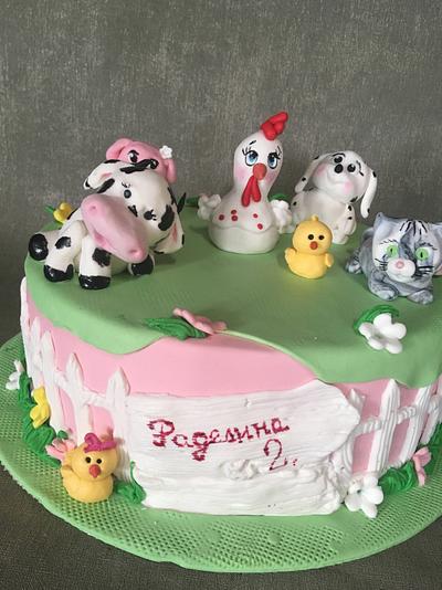Little Cute Farm - Cake by Doroty