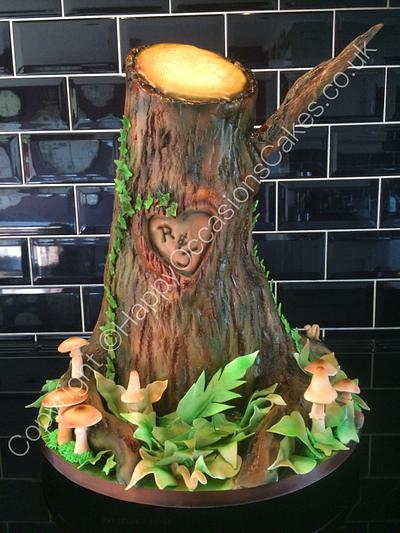 Woodland wedding cake  - Cake by Paul of Happy Occasions Cakes.