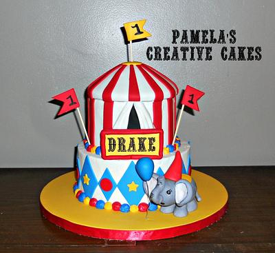 Drake's Circus Cake - Cake by Pamela Sampson Cakes