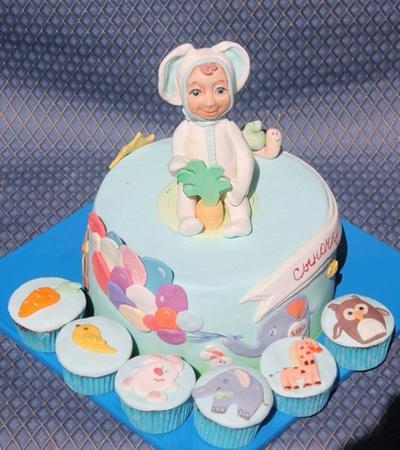  Cake for first birthday   - Cake by Maria Romanova