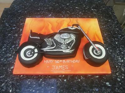 Harley Davidson - Cake by Putty Cakes