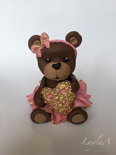  Teddy bear girl  - Cake by Layla A
