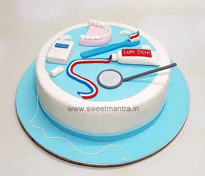 Cake for a Dentist - Cake by Sweet Mantra Homemade Customized Cakes Pune