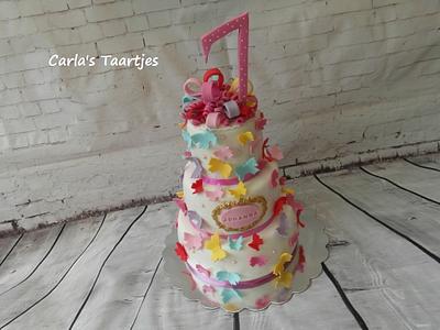 butterfly birthday cake - Cake by Carla 