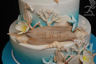 Beach Birthday for Sarah's 21st all Edible - Cake by Ciccio 
