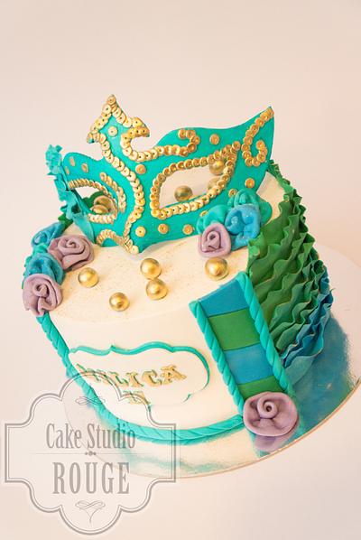 Masquerade cake - Cake by Ceca79