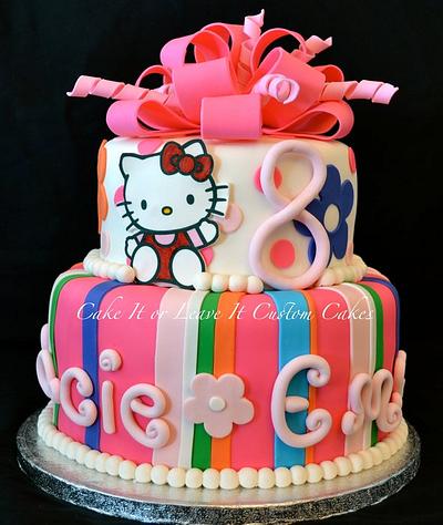 Hello Kitty Birthday cake - Cake by cakemomof5