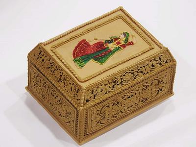 Antique jewellery box  - Cake by sonali