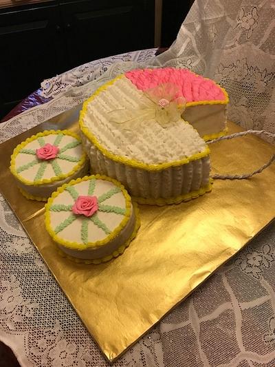 Baby Carriage - Cake by Julia 