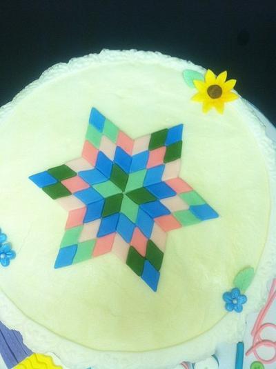 Quilter's cake - Cake by Karen Seeley