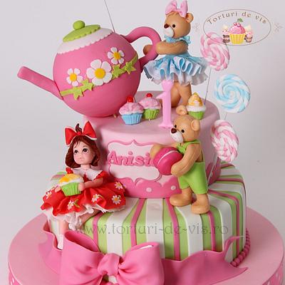 Candy cake for Anisia - Cake by Viorica Dinu