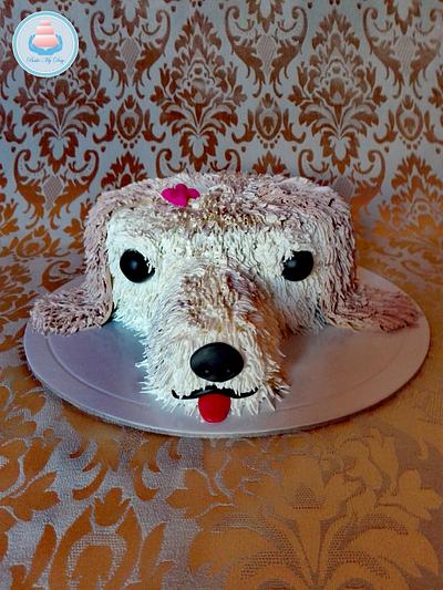 Dog Buttercream Cake - Cake by Bake My Day