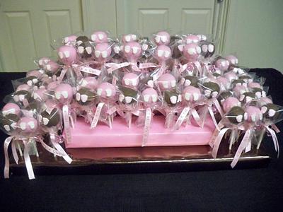 Baby Shower Cake Pops - Cake by Melissa