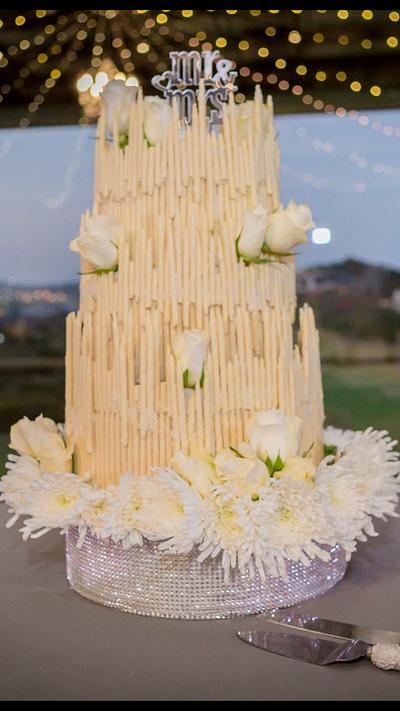 Romantic Wedding  - Cake by Totally Caked!