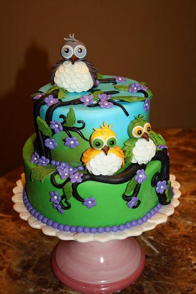 Cute owls - Cake by Julia Ch