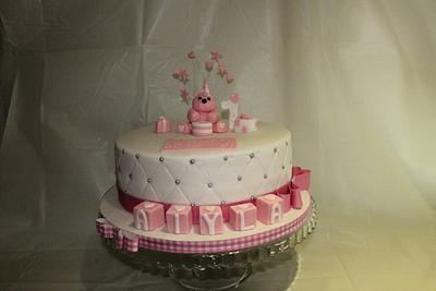 Pink Bear cake - Cake by Shellee's Cake Creations