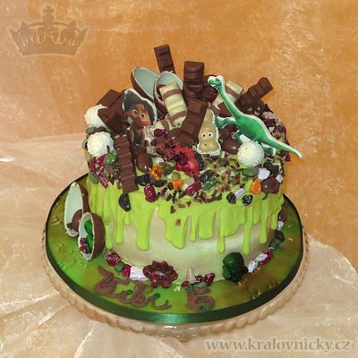 Drip cake Good Dinosaur - Cake by Eva Kralova