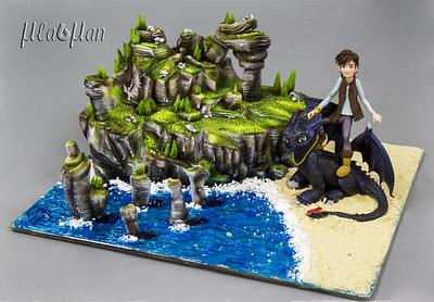 The Land Of Dragons Riders - Cake by MLADMAN